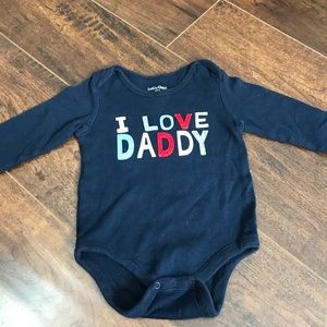 BabyGap 6-12 mos navy bodysuit